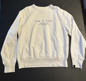 Brand New Men’s Rag & Bone New York Crew Neck Sweatshirt Size Large - Picture 1 of 3