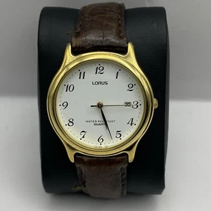 35mm Lorus Quartz Wristwatch V732-OA90 WR Untested For Parts/Repair - Picture 1 of 17