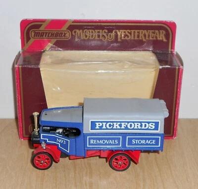 Matchbox MODELS OF YESTERYEAR Y27-1.A5 1922 FODEN STEAM WAGON "Pickfords" - Image 1 of 4