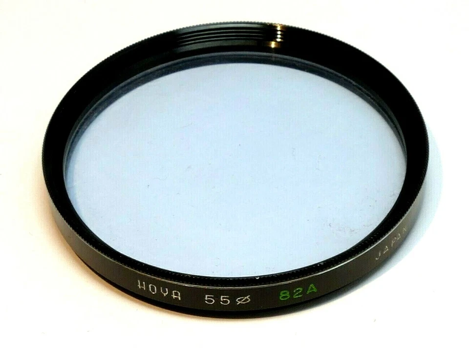 Hoya 55mm Filter 82A Color Conversion light blue cooling made in Japan  - Image 1 of 4