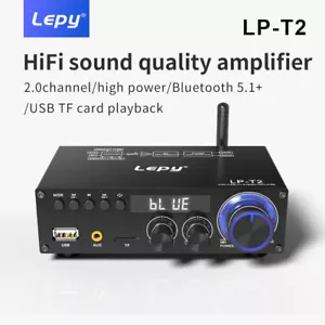 Amplificador portátil 50Wx2: construcción de aluminio y compatibilidad con CD/teléfono - Imagen 1 de 19