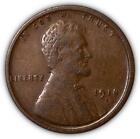 1918-S Lincoln Wheat Cent Extremely Fine XF Coin #6372