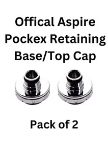 (2-Pack) Offical Aspire Pockex Retaining Base/Top Cap - Picture 1 of 1