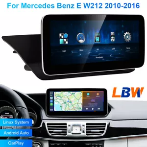 10.25'' Car Multimedia For Mercedes Benz E W212 2010-2016 Screen Carplay Stereo - Picture 1 of 12