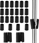 Black Plastic Shelf Lock Clips for 3/4 Inch Wire Shelving