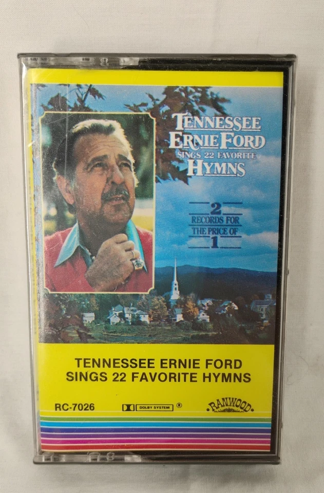 Tennessee Ernie Ford Sings 22 Favorite Hymns Cassette Tape 1983 New Sealed - Image 1 of 4