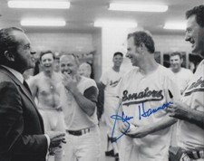 Autographed JIM HANNAN  Washington Senators 8x10 Photo - COA