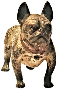 Franz Xavier Bergmann, French Bulldog, Miniature Vienna Bronze Sculpture c. 1900 - Picture 1 of 6