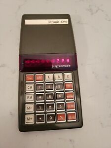 Vintage Litronix 2290 Calculator Programmable Works