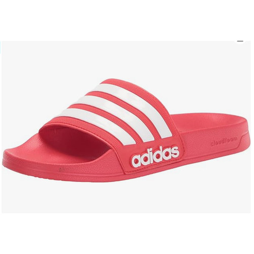 Adidas Adilette Shower Slides da uomo rosso taglia 11