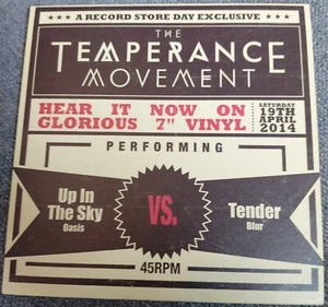 Temperance Movement Up In the Sky/Tender 7" Vinyl Single RSD 2014 - Picture 1 of 4