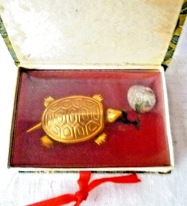 Schildkröte Wackelschildkröte in Box 8,5 x 6 cm - Bild 1 von 2