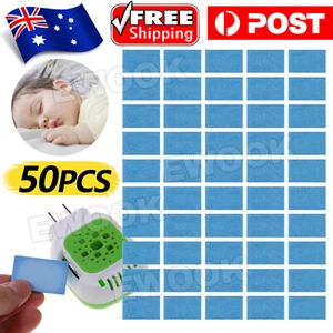 50 Pack Mosquito Repellent Insect Bite Mat Tablet Replace Refill Pest Repeller - Picture 1 of 9