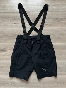 Spyder Ski Shorts Men size S / 48 Black Snow Racing - Picture 1 of 9