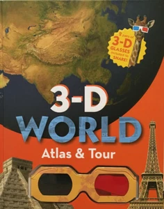 3-D Atlas & World Tour by Marie Javins, Hardcover !!! - Imagen 1 de 3