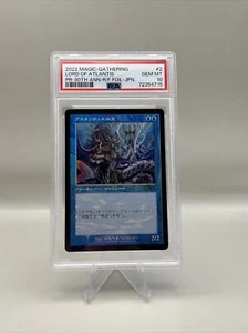 PSA 10 GEM MINT LORD OF ATLANTIS 2/5 REV FOIL MTG 30TH ANNIVERSARY 5000 limited - Picture 1 of 2