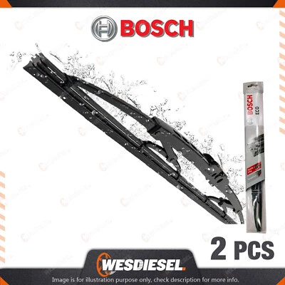 Pair Bosch Front Wiper Blades fit Holden Tigra XC Vectra Hatchback Wagon JR JS - image 1 of 2