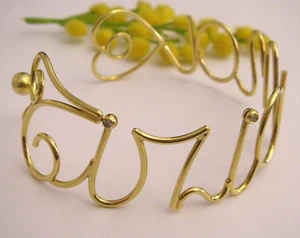 ORIGINALE BRACCIALE " TIZIANA" IN ORO 18KT E 2 DIAMANTI - Imagen 1 de 2