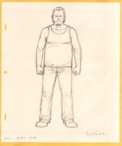 Metalocalypse Original Animation Art by Songgu Kwon: Angry Dude - Picture 1 of 1