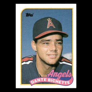 Tarjeta de béisbol Dante Bichette Rookie #761 1989 Topps California Angels MLB - Imagen 1 de 3