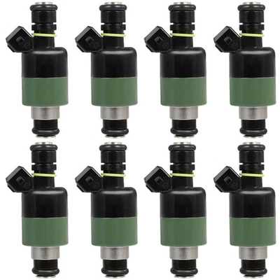 8x Fuel Injectors For 1996-2000 Chevrolet C3500HD GMC Savana 3500 7.4L Foto 1 de 4