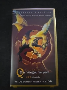 Rare Q THE WINGED SERPENT COLLECTOR'S EDITION Widescreen VHS Horror - Picture 1 of 3