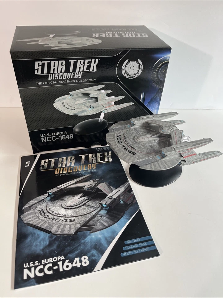 Star Trek Discovery USS Europa Ncc-1648 Eaglemoss Starships Collection