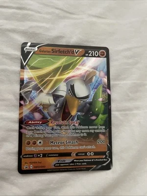 Galarian Sirfetch'd V SWSH043 SWSH: Sword & Shield Promo Cards Holo - Image 1 of 2
