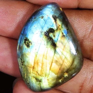 (MISURA 25 X 32 X 07 MM) 53,15 carati. LABRADORITE NATURALE CABOCHON PIETRA PREZIOSA SCIOLTA - Foto 1 di 5