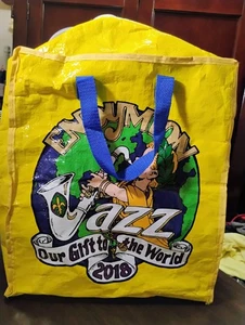 2018 Krewe Of Endymion Vinyl Mardi Gras Bead Bag Throw Bag Mardi Gras 16x13 - Picture 1 of 11