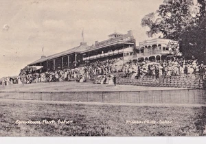EJF 1906 Postkarte, Die Tribüne, Sandown Park Racecourse, Esher, Surrey - Bild 1 von 1