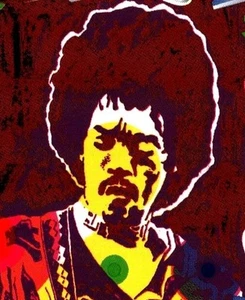 Tarjeta coleccionable #33 Jimi Hendrix, Famous Dope Fiends - Imagen 1 de 3