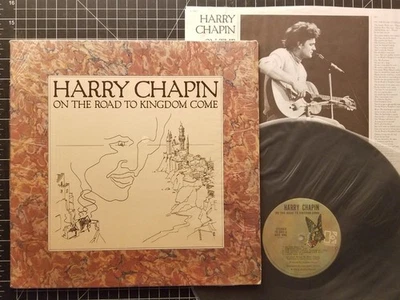 HARRY CHAPIN On The Road To Kingdom Come LP 1976 IN SHRINK w/ INNER Vinyl VG+VG+ - Image 1 of 4