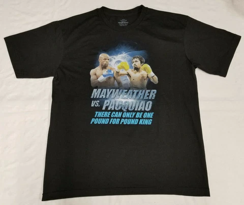Mayweather vs Pacquiao t-shirt men sz 2XL Team Pacquiao boxing merch Cover