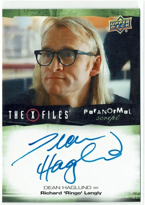 X-Files UFOs and Aliens 2019 Paranormal Script Auto A-DH Dean Haglund as Ringo - Image 1 of 2