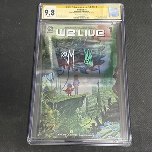 WE LIVE #1 2021 NYCC Foil Variant CGC SS 9.8 Miranda Brothers 4th Print - Picture 1 of 5