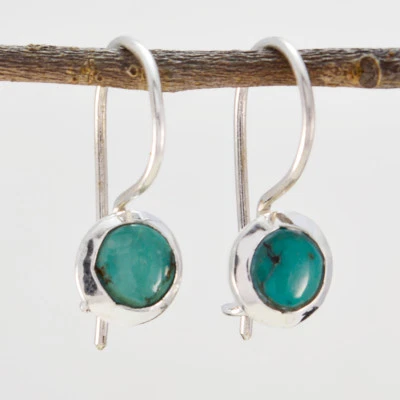 enticing Turquoise 925 Sterling Silver Multi Earring Natural supply US gift - Image 1 of 3