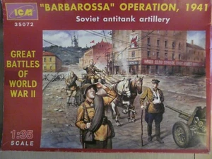 Maquette 1/35 ICM Ref 35072 "Barbarossa" Operation, 1941 Soviet Antitank Artille - Photo 1/2