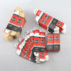 80 leere RCA Vakuumröhren Boxen. passend für ECC85 12AU7 12AT7 6X4 5687 7199 & ähnlich - Bild 1 von 3