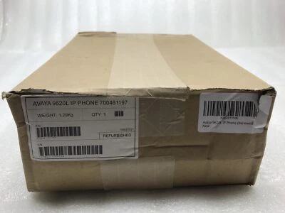 New OEM Sealed Avaya 9620L IP Phone VoIP Business Telephone - Black (10A7) - Image 1 of 3