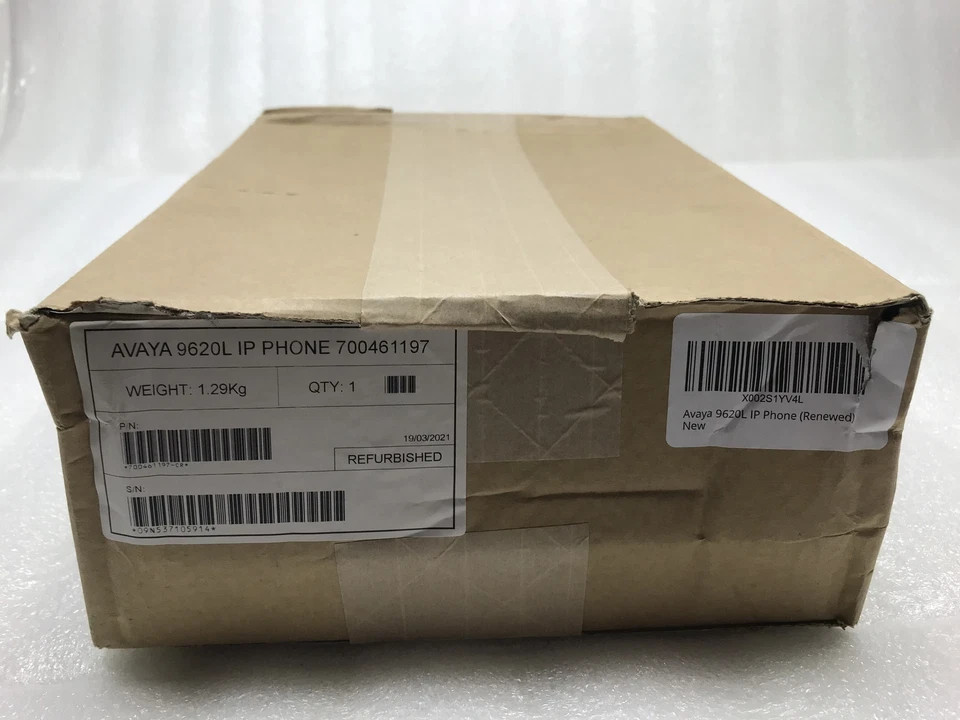 New OEM Sealed Avaya 9620L IP Phone VoIP Business Telephone - Black (10A7) - Image 1 of 3