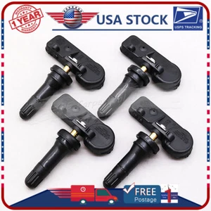 Set of 4 TPMS For Ford Tire Pressure Sensor DE8T-1A180-AA Snap In 315MHz - Picture 1 of 7