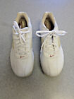Nike "SP 3" White and Tan Leather Golf Shoes. Women's 7 (309888-161)