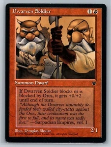 Dwarven Soldier (Shuler) |MtG Magic Fallen Empires |English |Lightly Played (LP) - Picture 1 of 1
