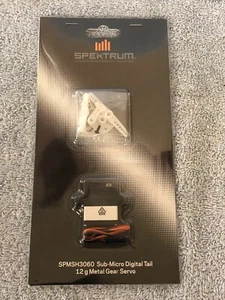 Spektrum Sub-Micro Digital Tail Rotor 12g Metal Gear Servo SPMSH3060 - Picture 1 of 2