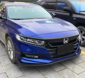 Glossy Black Front Bumper Lip Splitter Spoiler 3PCS For Honda Accord Sport 18-20 - Picture 1 of 2