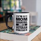 Veteran Mom Grandma Mug Funny Vet Mother Coffee Mugs Mothers Day Gift Gifts