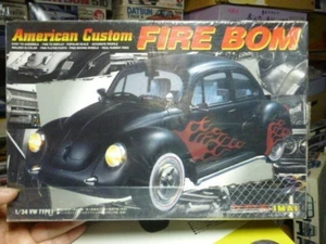 Imai 1/24 Volkswagen Beetle motorised American custom fire bom F/S from JP - Picture 1 of 3