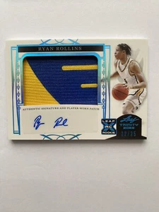 2022-23 Leaf Trinity - Ryan Rollins - 2 color Patch Auto /25 - Bild 1 von 4