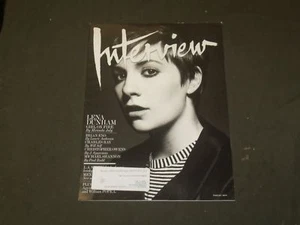 2013 FEBRUARY INTERVIEW MAGAZINE - LENA DUNHAM COVER - B 1414 - Picture 1 of 2